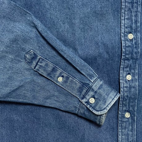 POLO RALPHLAUREN　 "POLO BEAR" DENIM SHIRT (L-2nd)