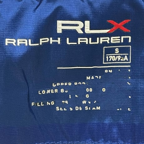 RLX RALPHLAUREN　"MULTI COLOR" DOWN JACKET
