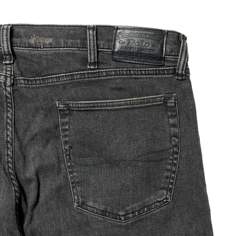 POLO RALPHLAUREN　BLACK DENIM (BIG)W38
