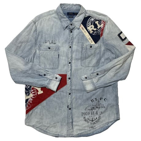 POLO RALPHLAUREN　"FLAG" CHAMBRAY SHIRT