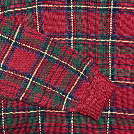 POLO RALPHLAUREN　"TARTAN CHECK" SWEATER