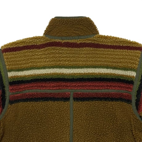 RRL RALPHLAUREN　"STRIPE" FLEECE JACKET
