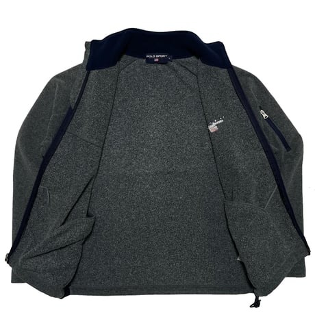 POLO SPORT RALPHLAUREN　"POLATEC FLEECE" FLEECE JACKET (GREY)