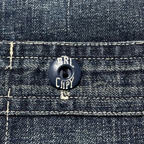 RRL RALPHLAUREN　"LIMITED EDITION" PATCHWORK DENIM SHIRT