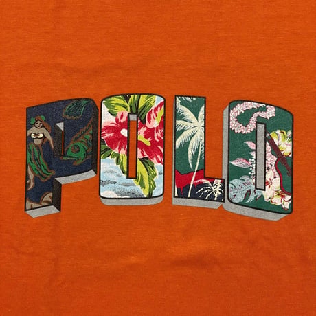 POLO RALPHLAUREN　"ALOHA LOGO" S/S TEE (made in japan)