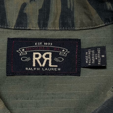 RRL RALPHLAUREN　"TIGER STRIPE" S/S BDU SHIRT