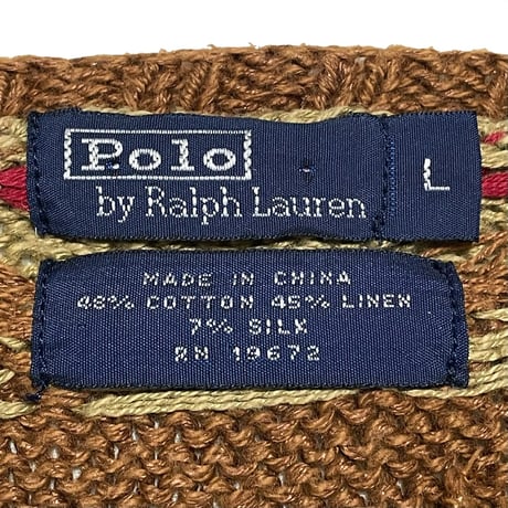 POLO RALPHLAUREN　"USA FLAG&NATIVIE" SWEATER