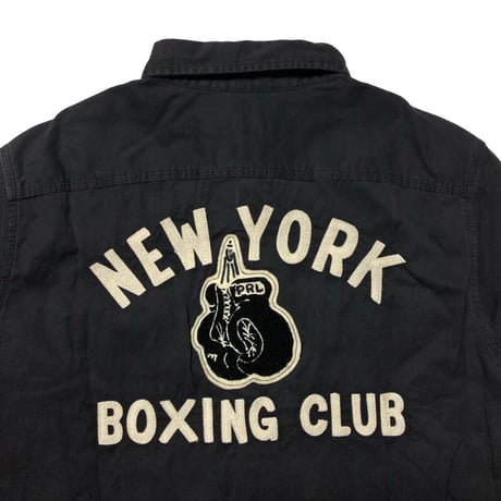POLO RALPHLAUREN　 "NEW YORK BOXING CLUB" WORK SHIRT (1st-S)