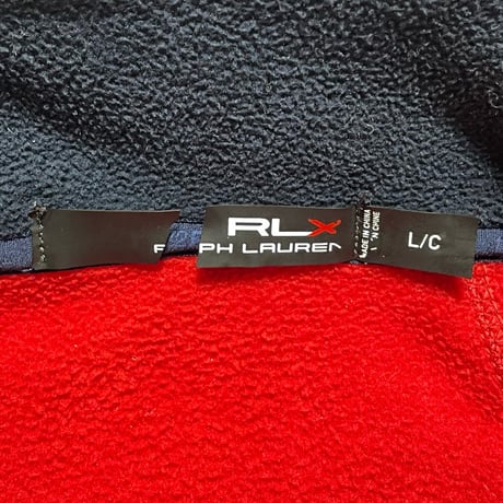 RLX RALPHLAUREN　 "PULL-OVER"  FLEECE JACKET