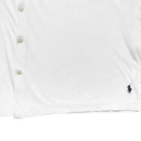 POLO RALPHLAUREN　"COTTON" OPEN COLLAR SHIRT