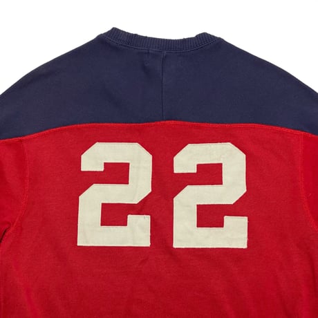 RUGBY RALPHLAUREN　"VINTAGE WEATHERING" L/S RUGBY TEE