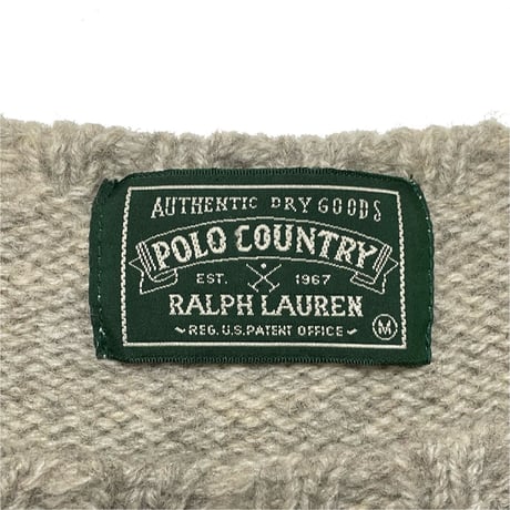 POLO COUNTRY RALPHLAUREN　 "POLO SPORTSMAN" SWEATER (ナイガイ)