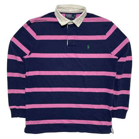POLO RALPHLAUREN　"STRIPED" RUGBY SHIRT