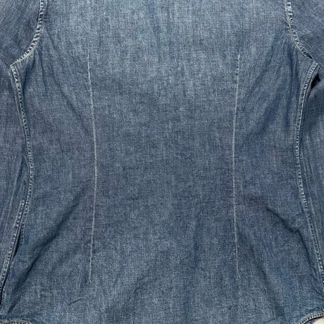 RALPHLAUREN　"CUSTOM FIT" CHAMBRAY SHIRT