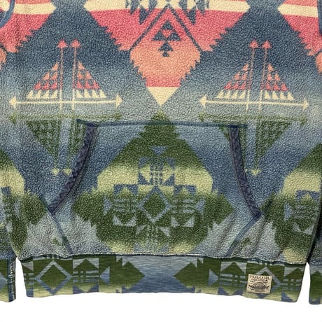 POLO RALPHLAUREN　 "NATIVE" FLEECE HOODIE (M)