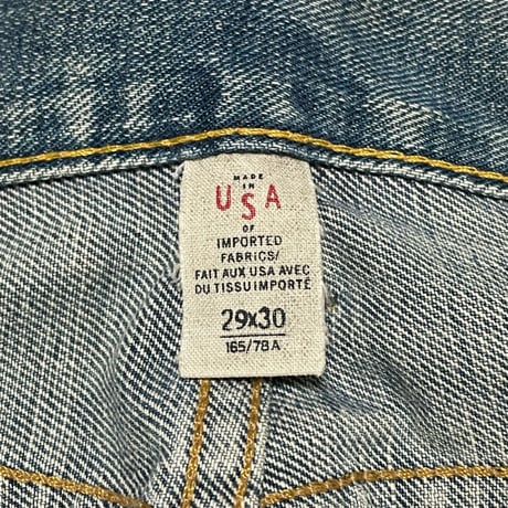RRL RALPHLAUREN　 "VINTAGE WEATHERING" DENIM PANTS (MADE IN USA)