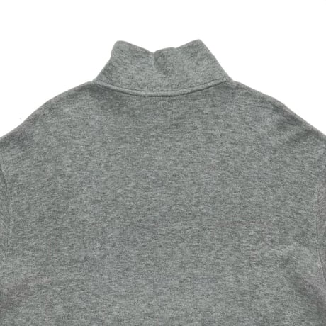 POLO RALPHLAUREN　 "HARF-ZIP" SWEAT SHIRT (GREY)