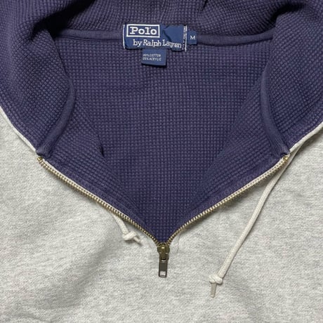 POLO RALPHLAUREN　"THERMAL" ZIP-UP HOODIE