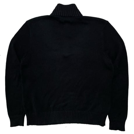 POLO RALPHLAUREN　"PIMA COTTON" ZIP SWEATER