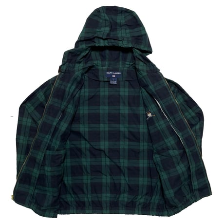 POLO SPORT RALPHLAUREN　"BLACK WATCH" HOODIE SWING TOP