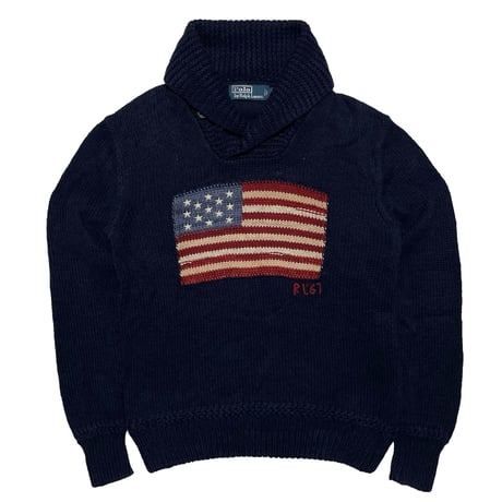 POLO RALPHLAUREN　"STAR&STRIPE" SWEATER