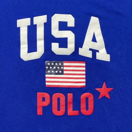 POLO RALPHLAUREN　"USA FLAG" S/S TEE