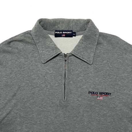POLO SPORT RALPHLAUREN　"HARF-ZIP" RUGBY SHIRT