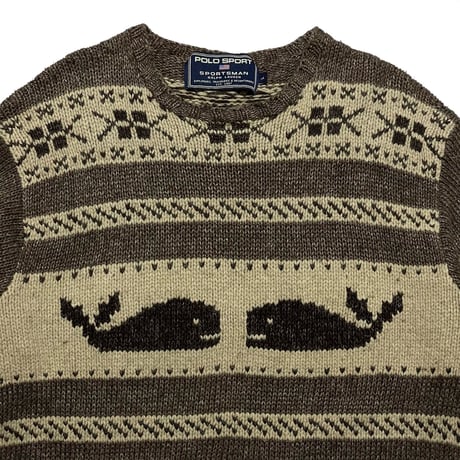 POLO SPORT RALPHLAUREN　"WHALE" SWEATER