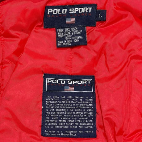 POLO SPORT RALPHLAUREN　"TAPE LOGO" DOWN JACKET
