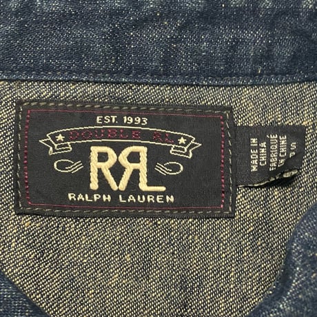 RRL RALPHLAUREN　DENIM WORK SHIRT