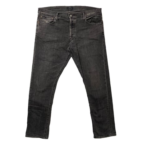 POLO RALPHLAUREN　BLACK DENIM (BIG)W38