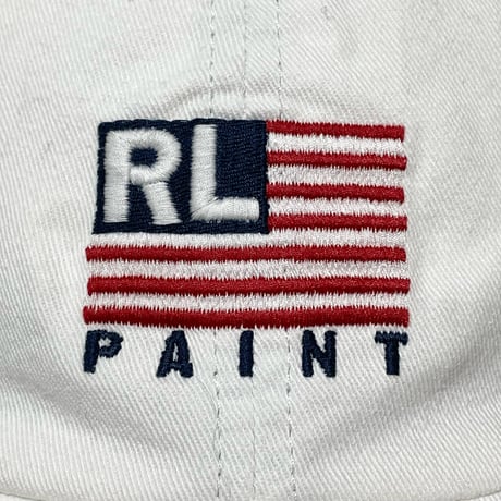 POLO RALPHLAUREN　"RL PAINT" BASEBALL CAP