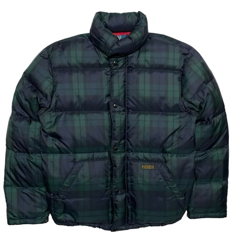 POLO RALPHLAUREN　"BLACK WATCH" DOWN JACKET