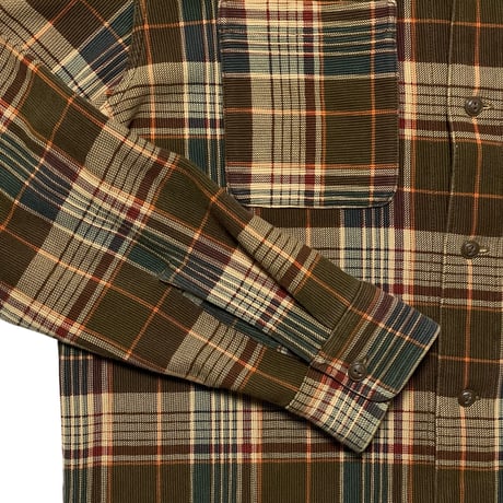 RRL RALPHLAUREN　"OPEN COLLAR" FLANNEL SHIRT