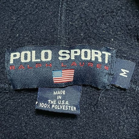 POLO SPORT RALPHLAUREN　 "USA"FLEECE HOODIE (M)