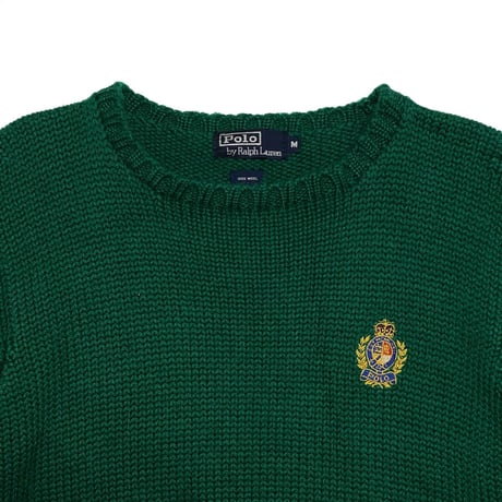 POLO RALPHLAUREN　"CREST LOGO" SWEATER