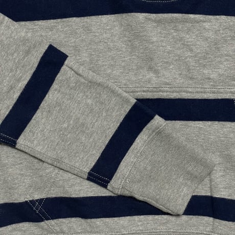 POLO RALPHLAUREN　 "BORDER" HOODIE (GREY)