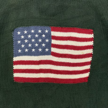 POLO RALPHLAUREN　 "STARS AND STRIPES" SWEATER(VINTEGE)