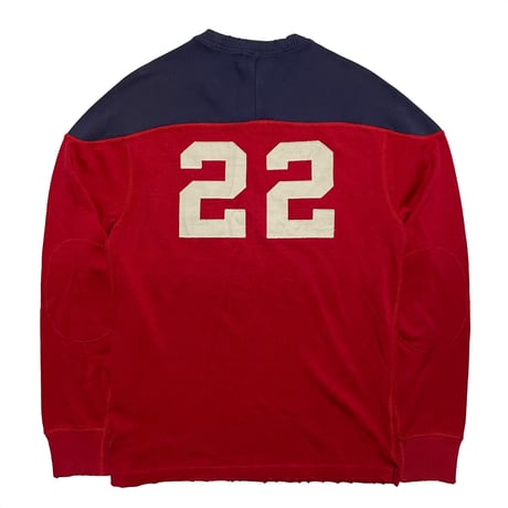 RUGBY RALPHLAUREN　"VINTAGE WEATHERING" L/S RUGBY TEE