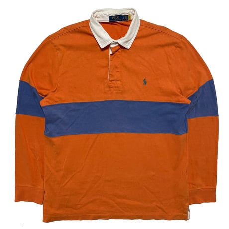 POLO RALPHLAUREN　"COLOR BLOCK" RUGBY SHIRT