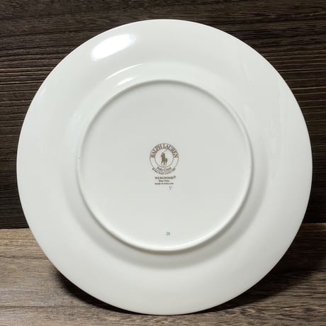 RALPHLAUREN×WEDGWOOD　"MADE IN ENGLAND" POLO CREST PLATE