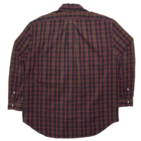 RALPHLAUREN　"CHECKED" BIG SHIRT (RED)