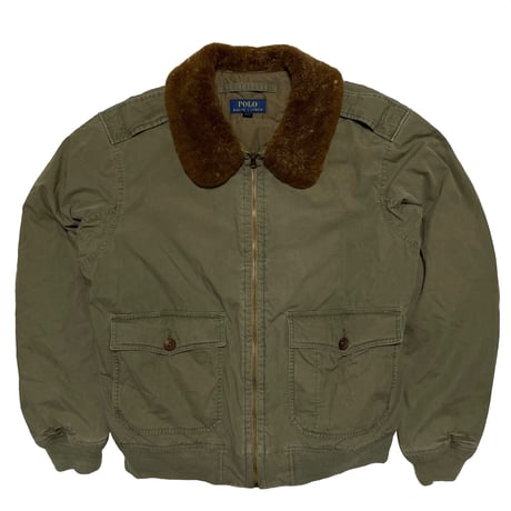 POLO RALPHLAUREN　 "B-10" FLIGHT JACKET (XL)
