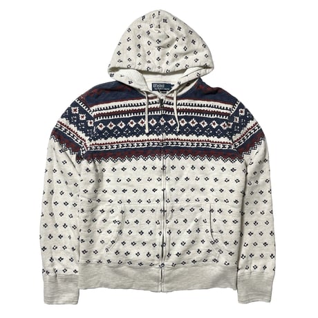 1POLO RALPHLAUREN　"THERMAL LINING" ZIP HOODIE