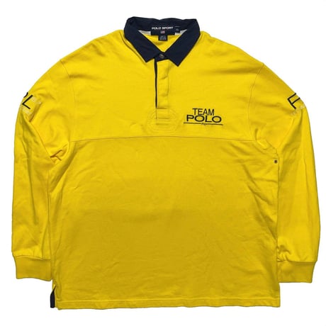 POLO SPORT RALPHLAUREN　"TEAM POLO RL" RUGBY SHIRT (90s)