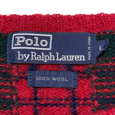 POLO RALPHLAUREN　"SHIELD LOGO" SWEATER