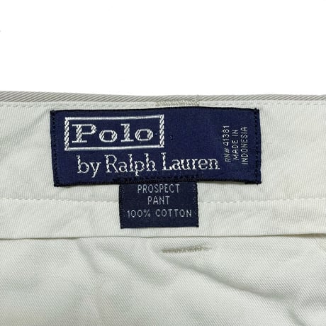 POLO RALPHLAUREN　"PROSPECT PANT" CHINO PANTS