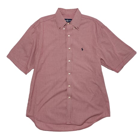 POLO RALPHLAUREN　"CLASSIC FIT GINGHAM CHECK" S/S SHIRT