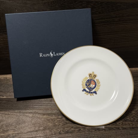 RALPHLAUREN×WEDGWOOD　"MADE IN ENGLAND" POLO CREST PLATE