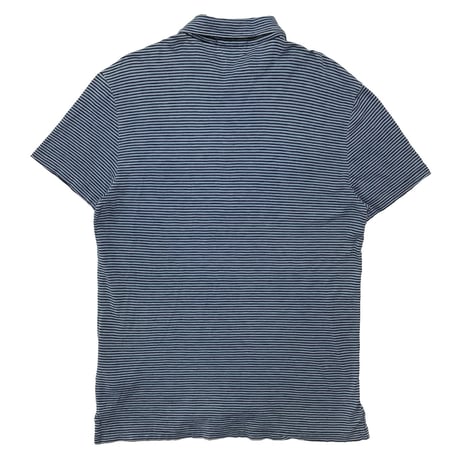 RRL RALPHLAUREN　"INDIGO STRIPE" POLO SHIRT